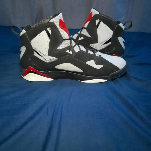Jordan 7\'s Grey,Red, and Black. main image 5